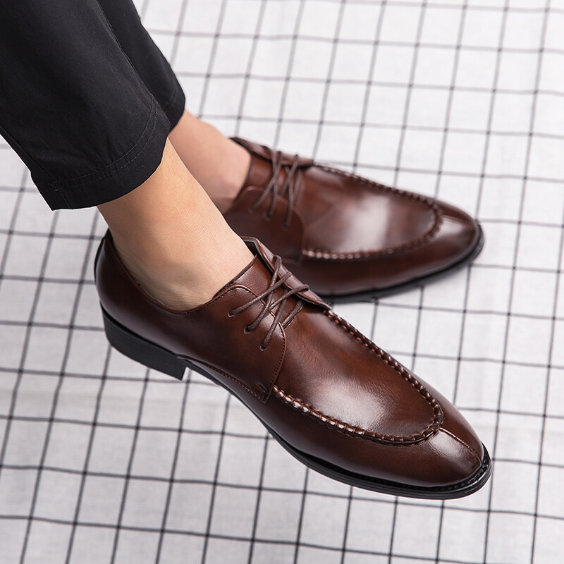 OxfordUniversity pantofi din piele ascuțit decor pentru piept pentru bărbați ocazional versatil nuntă formală pantofi pentru bărbați pantofi formali de lux