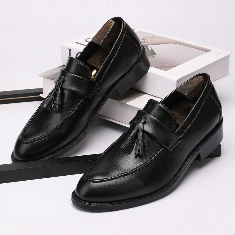 Ανδρικά παπούτσια Casual Breathable Desianer Leather LoafersΕπιχειρηματικά παπούτσια γραφείου για άνδρες που οδηγούν μοκασίνια Άνετη φούντα Εμπορίου
