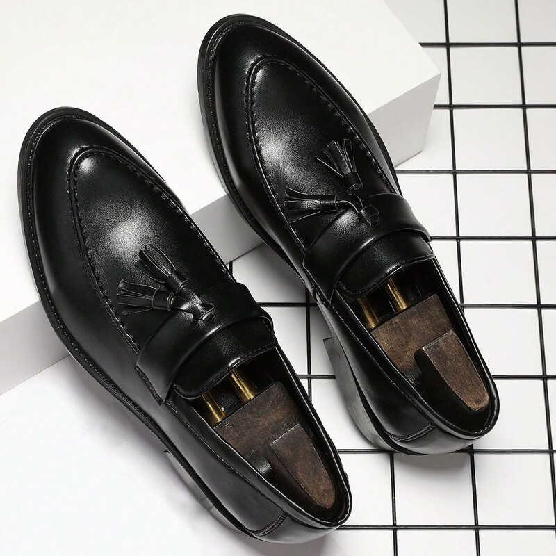 Ανδρικά παπούτσια Casual Breathable Desianer Leather LoafersΕπιχειρηματικά παπούτσια γραφείου για άνδρες που οδηγούν μοκασίνια Άνετη φούντα Εμπορίου