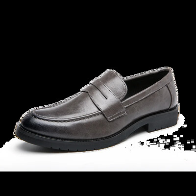 Brändi meeste Penny nahast kingad ehtsast nahast kingad Elegantsed pulmapeo vabaajakleidikingad Mustad pruunid kingad meestele Loafers