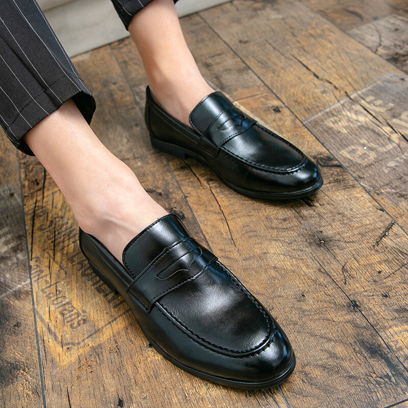 Пролетни мъжки модни мокасини ежедневни модни удобни луксозни официални обувки в британски стил