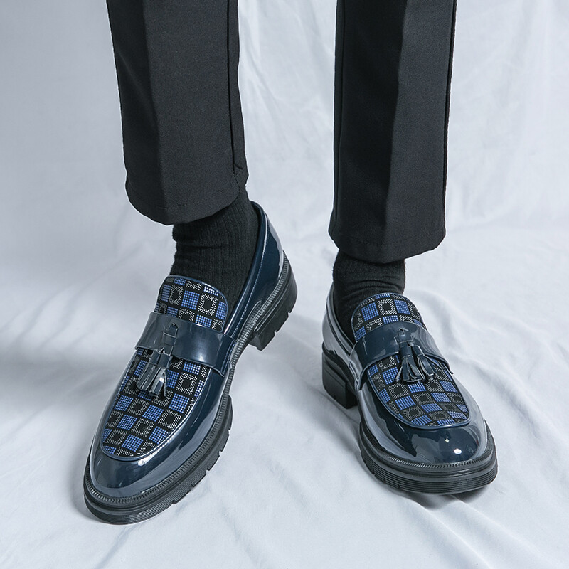 Обувки Кожени за мъже Бизнес официални нови обувки Рокля Tenis De Hombre Мокасини Mokasin Tenis Caballero Дизайнерска мода