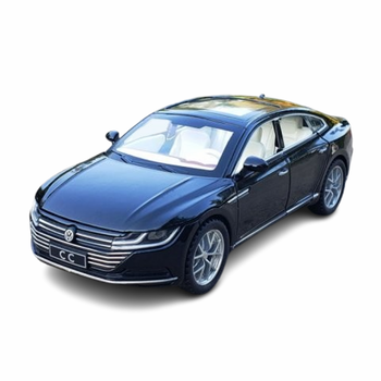 Играчка Кола, Тип VOLKSWAGEN CC, Метален, Звук и светлина, Черен, 1:32, Без кутия