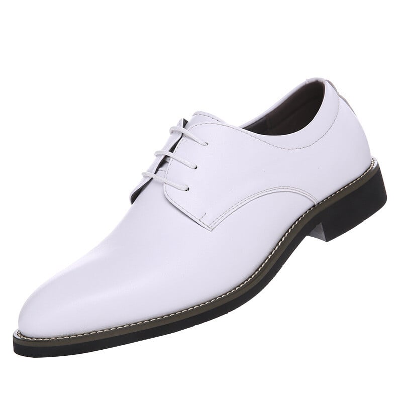 Luksuzne marke kožne koncizne muške poslovne šiljate crne cipele Prozračne svečane osnovne cipele za vjenčanje Muške cipele za svečane cipele Moda novo