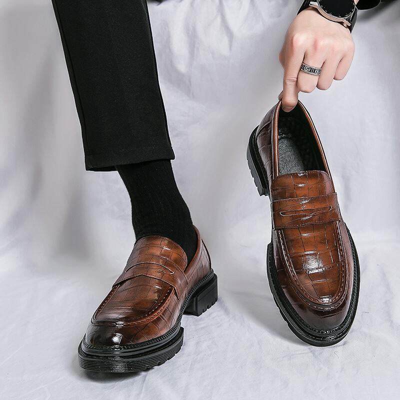 2024 Ιταλικά παπούτσια φόρεμα Ανδρικά παπούτσια για πάρτι υψηλής ποιότητας casual loafer ανδρικά ντιζάιν ίσια παπούτσια Παπούτσια οδήγησης Zapatos Hombre