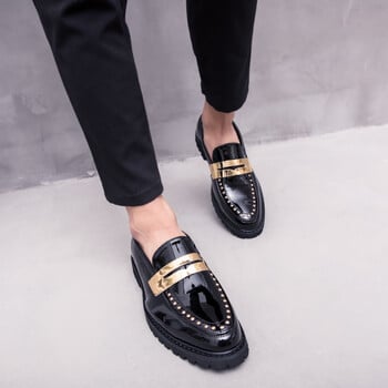 Μόδα υπαίθρια Δερμάτινα Casual Loafers Ανδρικά Άνετα Παπούτσια Ανδρικά Δερμάτινα Επαγγελματικά παπούτσια slip-On ανδρικά w5