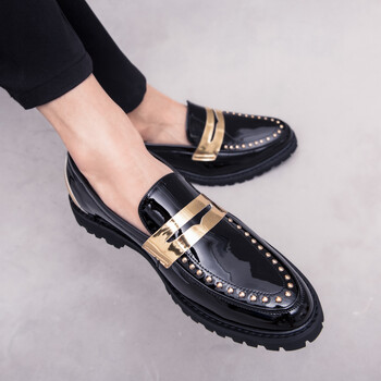 Μόδα υπαίθρια Δερμάτινα Casual Loafers Ανδρικά Άνετα Παπούτσια Ανδρικά Δερμάτινα Επαγγελματικά παπούτσια slip-On ανδρικά w5