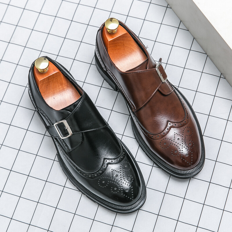 2024. aasta uued pruunid klassikalised Derby kingad meeste must kleit pulmakingad Meeste pidulikud nahast kingad Käsitsi valmistatud kontoris ärisuurused 38-46