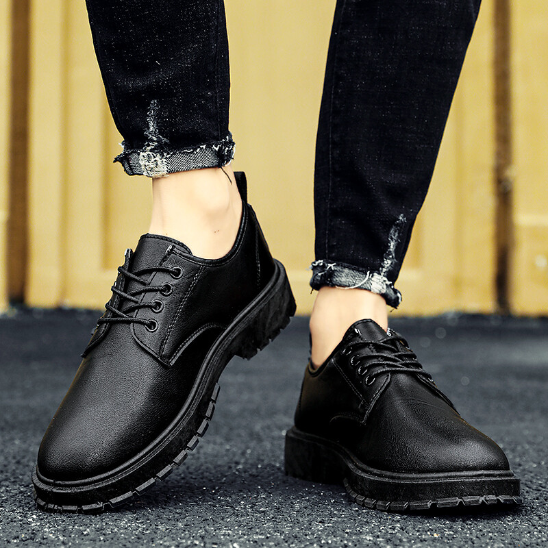 Pantofi din piele pentru bărbați, ocazional, confort, negri, oxford formali, pentru bărbați, pantofi ușori de birou
