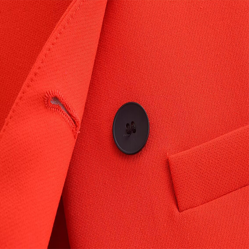 TRAFZA 2024. aasta kevadülikonna mantel naistele Moodne üherealine õhuke bleiserjakk, naiste kontorinaise naiste kampsun top