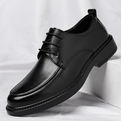 Univerzalne muške cipele Kožne modne cipele za slobodno vrijeme Vjenčane vintage muške kožne obuće Muške klasične muške poslovne oksfordice