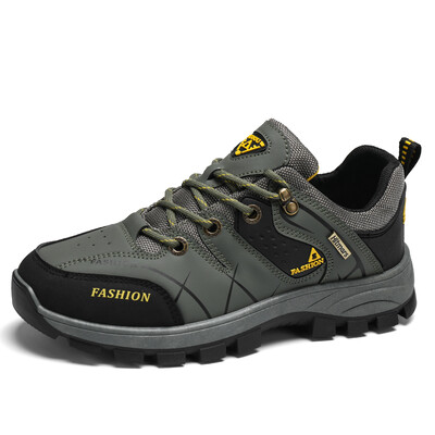 Pantofi de mers pe jos Bărbați Drumeții în aer liber Sport Pantofi anti-alunecare Bărbați Mesh Confortabil și respirabil Pantofi de trekking cu șireturi pentru bărbați