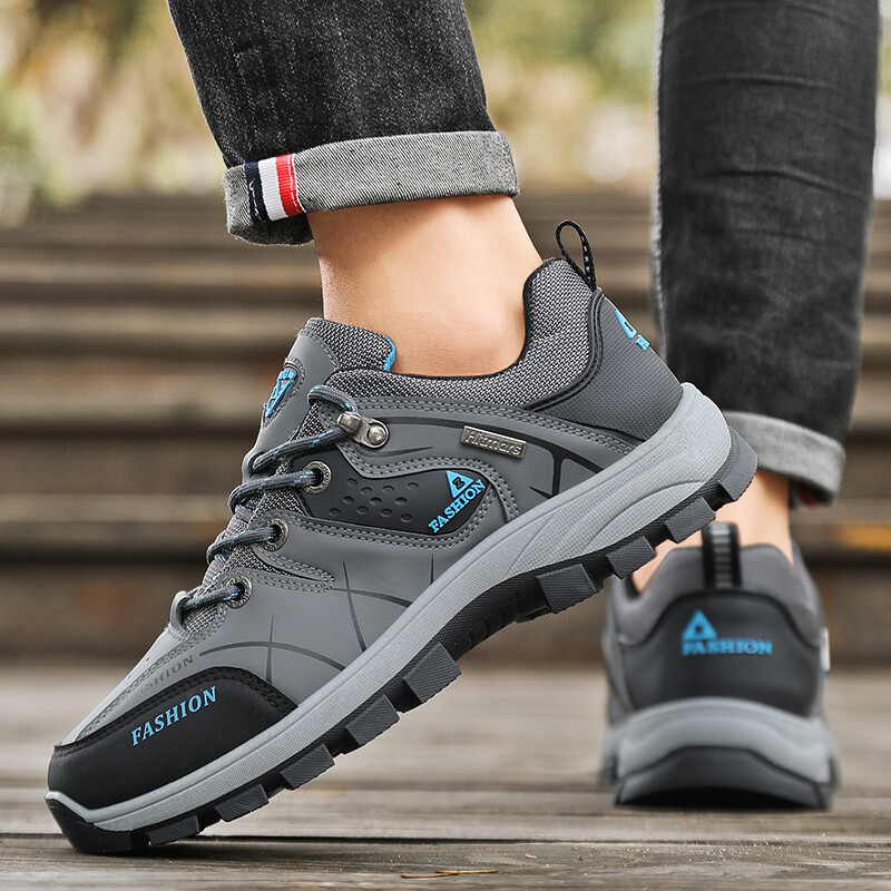 Pantofi de mers pe jos Bărbați Drumeții în aer liber Sport Pantofi anti-alunecare Bărbați Mesh Confortabil și respirabil Pantofi de trekking cu șireturi pentru bărbați