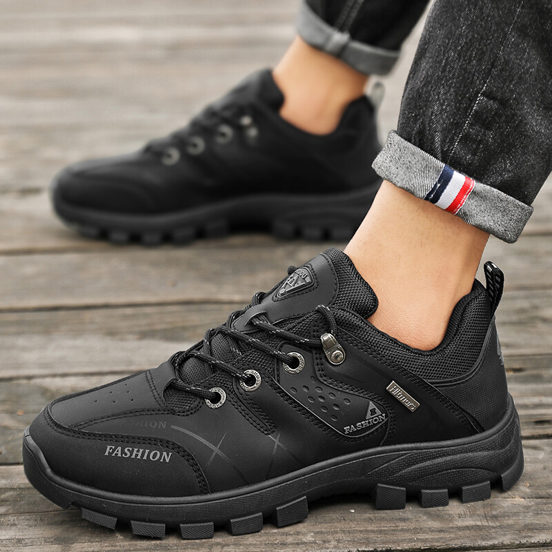 Pantofi de mers pe jos Bărbați Drumeții în aer liber Sport Pantofi anti-alunecare Bărbați Mesh Confortabil și respirabil Pantofi de trekking cu șireturi pentru bărbați