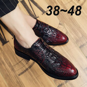 Bărbați de afaceri formali de designer din piele de crocodil ocazional pantofi clasici pentru bărbați rochie la birou, petrecere, încălțăminte de lux pentru bărbați