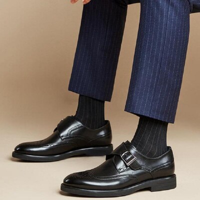 2023Nou pantof din piele bloc sculptat Allmatch pantof rochie de afaceri pentru bărbați pantof pentru banchet de nuntă pantof social pentru bărbați pantofi britanici de lux pentru bărbați