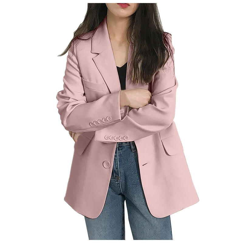 Väikese kostüümiga jakk naistele Uus vabaaja avar sügisülikonna jope Briti nööbiga kardigan naiste pidulik ärikostüüm