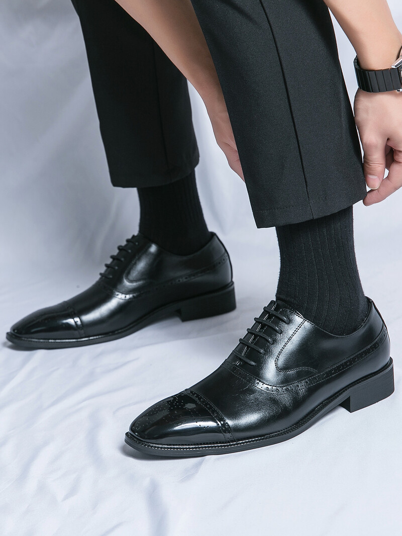 Käsitsi valmistatud Meeste Kleit Kingad Brogue Style Paty Nahast Pulmakingad Meeste Lamedad Nahast Oxfordi Pidulikud kingad Loafers Peokingad