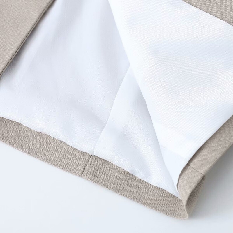 TRAF ZR Elegantsed naiste pintsakud Kontori naiste linane jakk pikkade varrukatega Uus pealisrõivad Bomber Spring 2024 naiste riided Y2k top