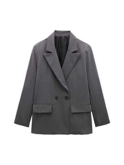 TRAF Office Femei Blazer colorat largi 2024 de vară cu mânecă lungă la două piepte pentru birou. Jachetă pentru femeie.