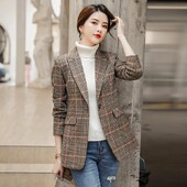 Ay1096 2020 kevad sügis talv uus naiste mood vabaaja naiste tööriietus kena jope naine naine OL ülikond bleiser