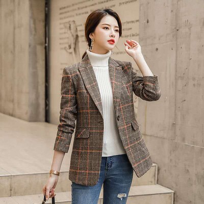 Ay1096 2020 proljeće jesen zima nova ženska moda ležerna ženska radna odjeća lijepa jakna ženska ženska OL odijelo blazer