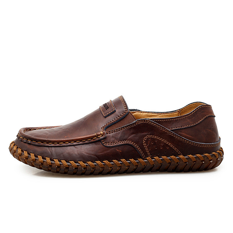 Nove modne talijanske muške kožne martinke Luksuzne klasične muške cipele Oksfordice Dizajnerske vodootporne martinke Vanjska obuća