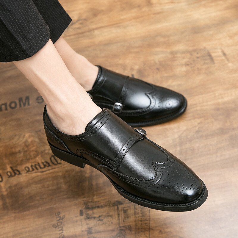 Luksuzne muške Oxford cipele s printom Modna haljina klasičnog stila Kožne cipele zelene zelene crne Svečane cipele sa šiljatim prstima na vezanje Muške