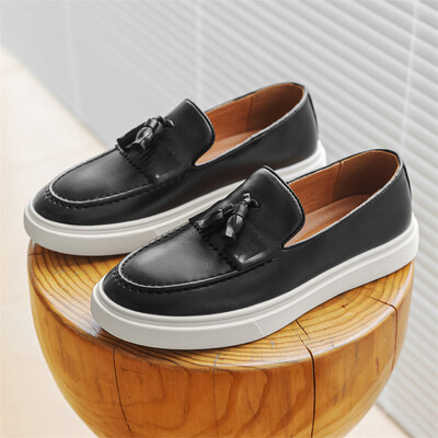Μόδα ανδρικά κλασικά φούντες Loafers Μοκασίνια Ανδρικά δερμάτινα παπούτσια casual slip-on Ανδρικά παπούτσια για υπαίθρια επιτραπέζια παπούτσια για οδήγηση