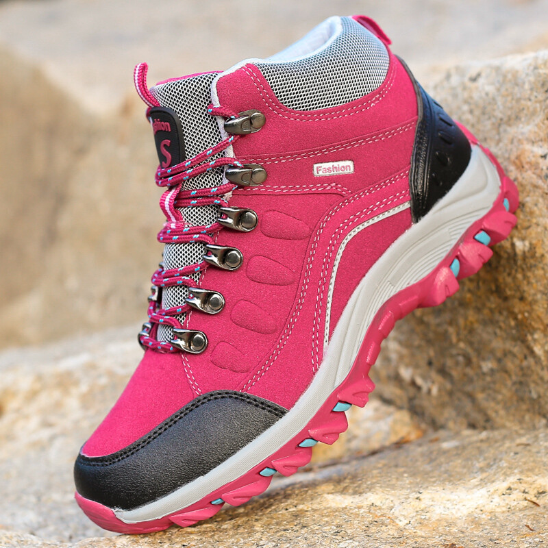 Matkajalatsid meestele ja naistele Matkasaapad Kõrge mäe otsaga mägironimise jalatsid Sport Välismatkamine Mugavad tossud