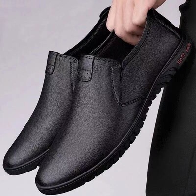 Pantofi de afaceri casual pentru bărbați, din piele, oxford la modă, cu fundul moale, pentru bărbați, petreceri de nuntă, pentru birou, pantofi de afaceri, pantofi pentru exterior, cu slip-on
