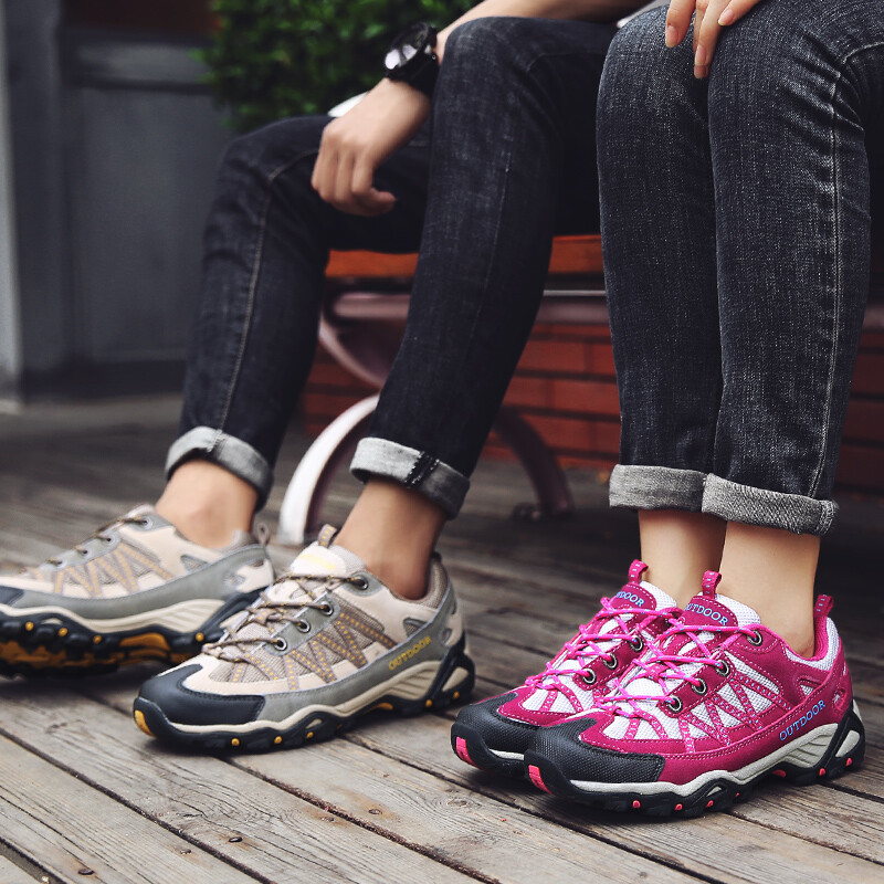 Outdoor Lover Cipele za planinarenje Muške vodootporne cipele za planinarenje Planinske čizme Prava koža Šumske lovne taktičke cipele