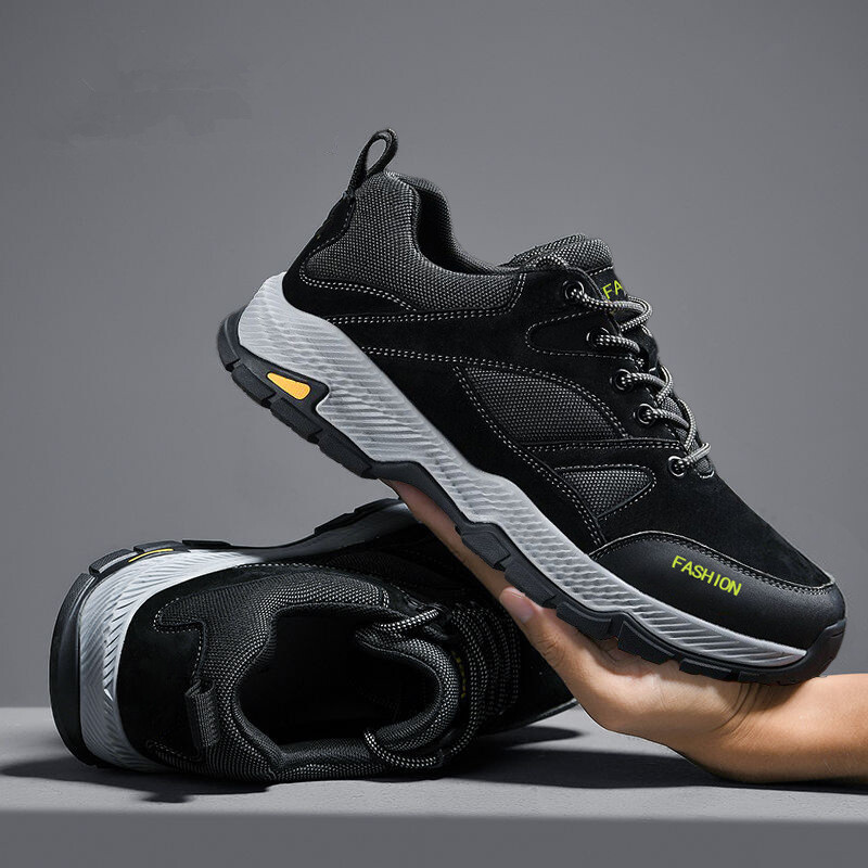 Uued meeste matkajalatsid Hingavad paeltega Trekking Meeste Kerge pehmendusega õues ronimisturismi tossud Meeste matkajalatsid