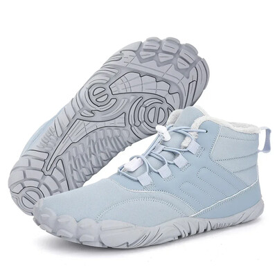 Χειμερινά ζεστά αθλητικά παπούτσια για τζόκινγκ Γυναικεία Ανδρικά παπούτσια από καουτσούκ για τρέξιμο ξυπόλητα Αδιάβροχα αντιολισθητικά αναπνέοντα για πεζοπορία αναρρίχησης