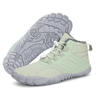 Χειμερινά ζεστά αθλητικά παπούτσια για τζόκινγκ Γυναικεία Ανδρικά παπούτσια από καουτσούκ για τρέξιμο ξυπόλητα Αδιάβροχα αντιολισθητικά αναπνέοντα για πεζοπορία αναρρίχησης
