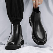 Cizme Bărbați Pantofi Pantofi casual Clasici Botine înalte Slip on Office Ventilate Versatil Motocicletă