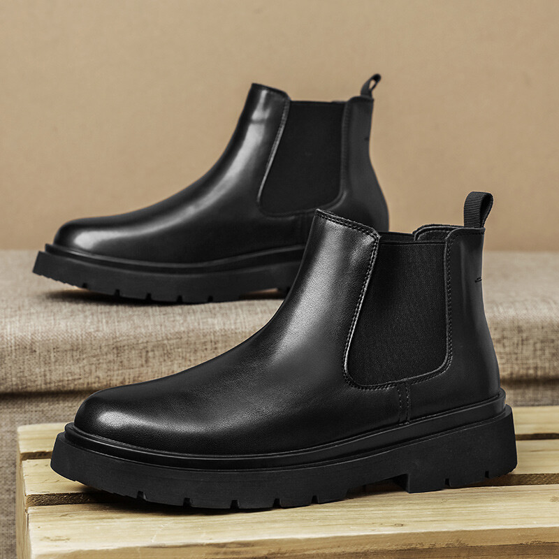 Cizme Bărbați Pantofi Pantofi casual Clasici Botine înalte Slip on Office Ventilate Versatil Motocicletă