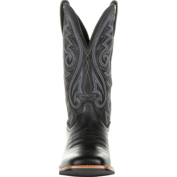 Ανδρικές μπότες Mid Calf Western Cowboy Μοτοσικλέτες Ανδρικές μπότες φθινοπώρου εξωτερικού χώρου PU Δερμάτινες τοτέμ Med-Calf Ανδρικά παπούτσια με ρετρό σχεδίαση