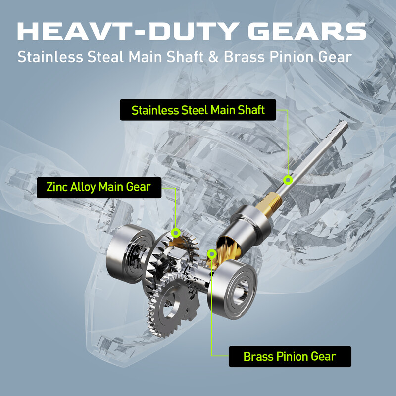 Mulinetă HANDING M1 Spinning 12 kg Mulinetă din grafit Max Drag, 9 + 1 rulmenți cu bile, mulinetă de pescuit cu raport de transmisie 5.2:1 pentru biban și știucă