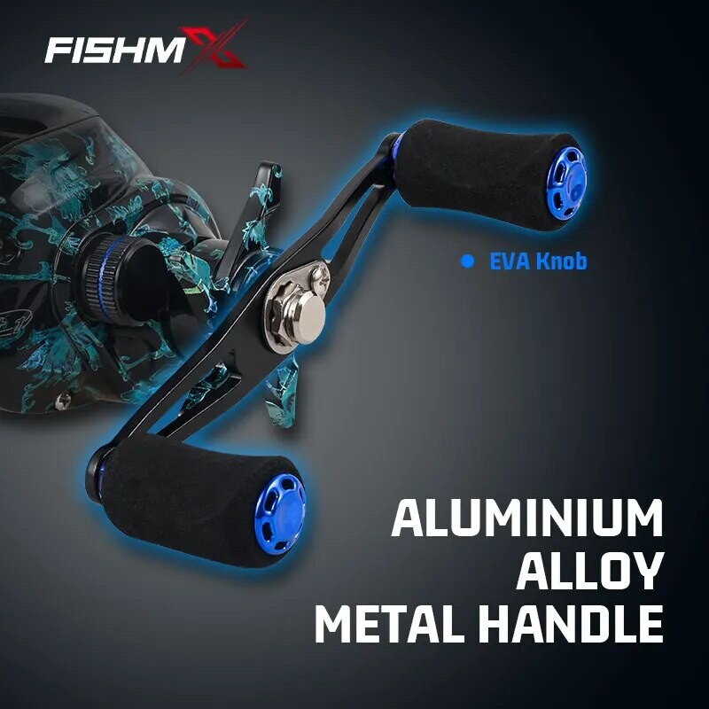 Риболовна макара Fishmx Baitcasting Метална дългодействаща антиексплозивна въдица Магнитна спирачка 7.2:1 микро макара за риболов