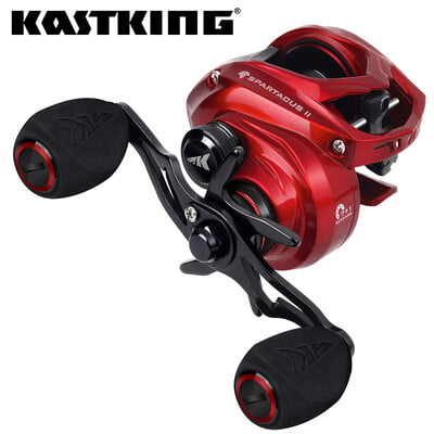 KastKing Spartacus II Ultra Smooth Baitcasting spole 8KG Max Drag 7+1 lodīšu gultņi 7,2:1 ātrgaitas pārnesumu attiecības makšķerēšanas spole