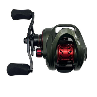 Риболовни макари за хвърляне на стръв 13+1BB Съотношение на предавки за дясна/лява ръка 7,2:1 Макара за хвърляне на стръв Метално тяло 8 кг максимално съпротивление за сладководни