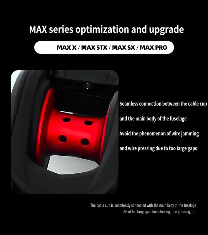 Max3 desna lijeva rola za bacanje mamca 8BB 7.1:1 207g bubanj rola za bacanje mamca na trolling