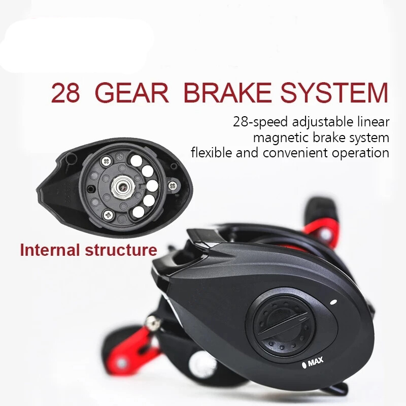 Max3 desna lijeva rola za bacanje mamca 8BB 7.1:1 207g bubanj rola za bacanje mamca na trolling