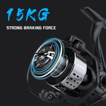 DEUKIO Spinning Fishing Reel DA2000~7000 Series Ultralight Max Drag 15kg Surfcasting Spinning Reel Saltwater Jigging Reels