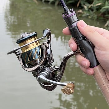 Mavllos Chaser Trout Spinning Reel, Drag Power 15Kg Αναλογία 5,1:1 Εξαιρετικά ελαφρύ ρηχό καρούλι Bass Spinning Reel,Snapper Fishing Rod