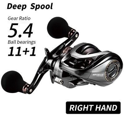 SOLOKING HIAW200 Baitcasting Reel Betriel 9.5KG Max Drag 12 Bearing 5.4/7.2 Gear Ratio Ribolovna Rola Baitcaster Reels