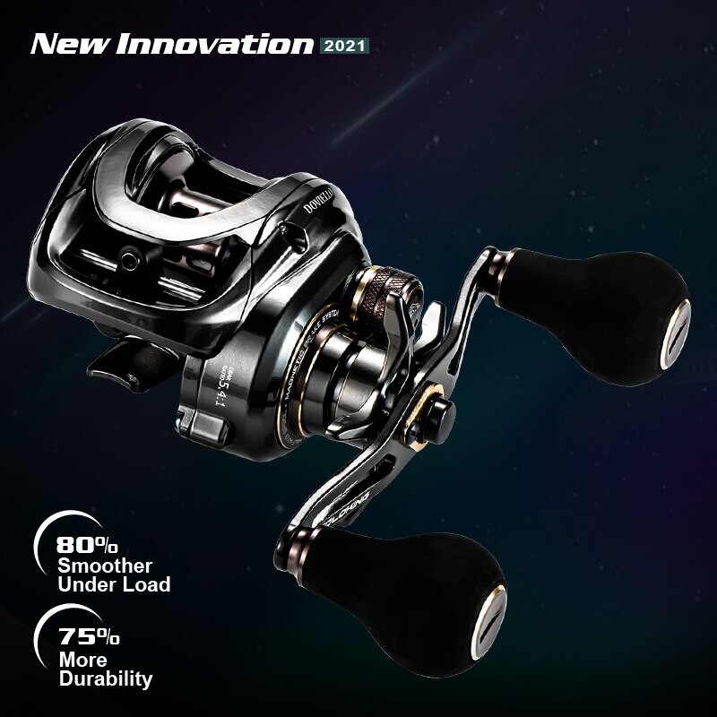 SOLOKING HIAW200 Baitcasting Reel Betriel 9.5KG Max Drag 12 Bearing 5.4/7.2 Gear Ratio Ribolovna Rola Baitcaster Reels