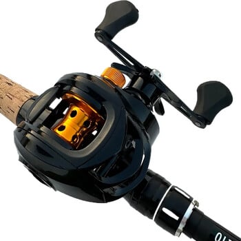 High-Speed 7,2:1 Gear Ratio Baitcasting Fishing Reel Max Drag 8kg Εξαιρετικά ελαφρύ Long Casting Fishing Reel Bass Pike Fishing Reel