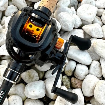 High-Speed 7,2:1 Gear Ratio Baitcasting Fishing Reel Max Drag 8kg Εξαιρετικά ελαφρύ Long Casting Fishing Reel Bass Pike Fishing Reel